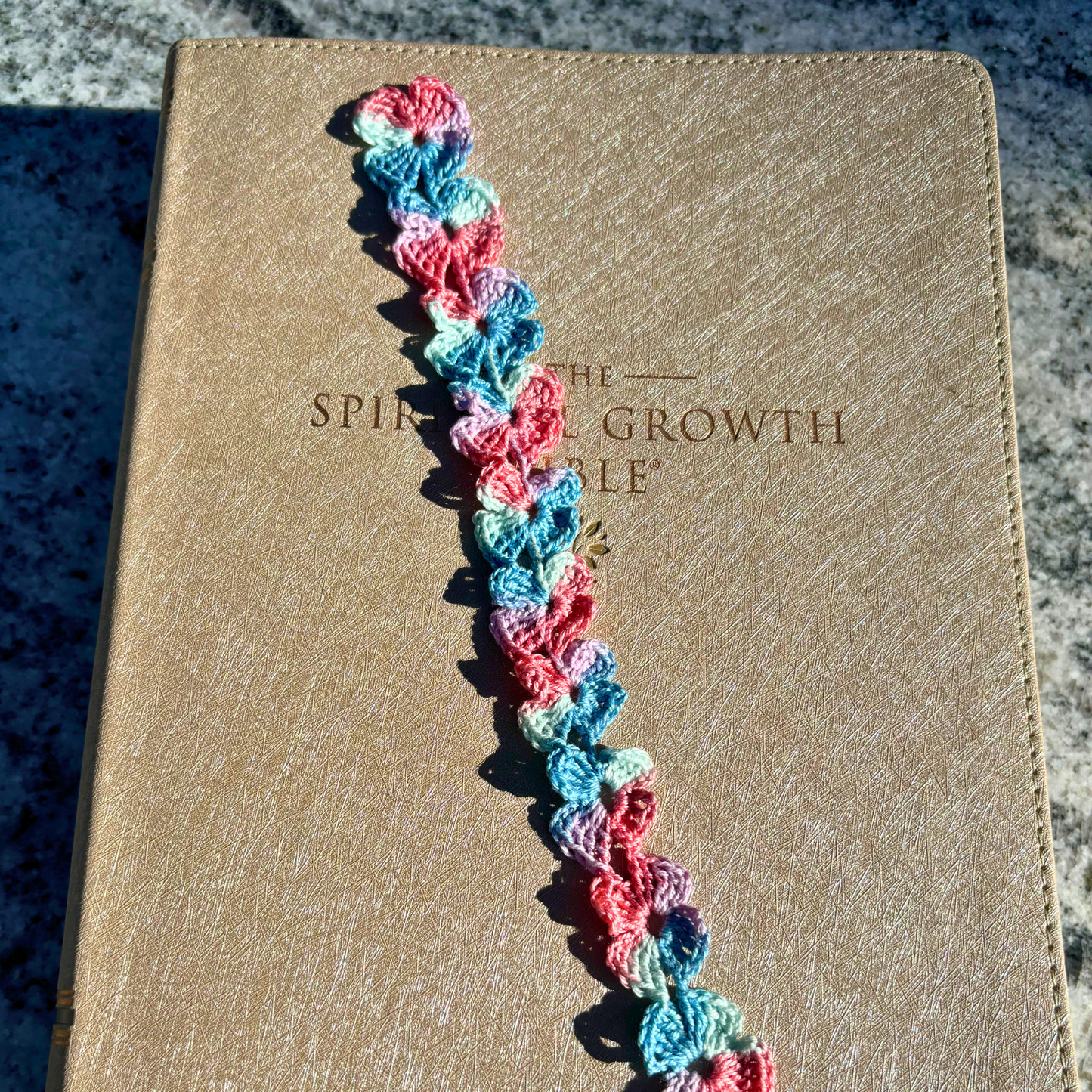 Floral Crochet Bookmark